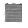 Hanah Home Fuga 100 Cabecero de Nogal 100x100cm Material Tablero Melamina